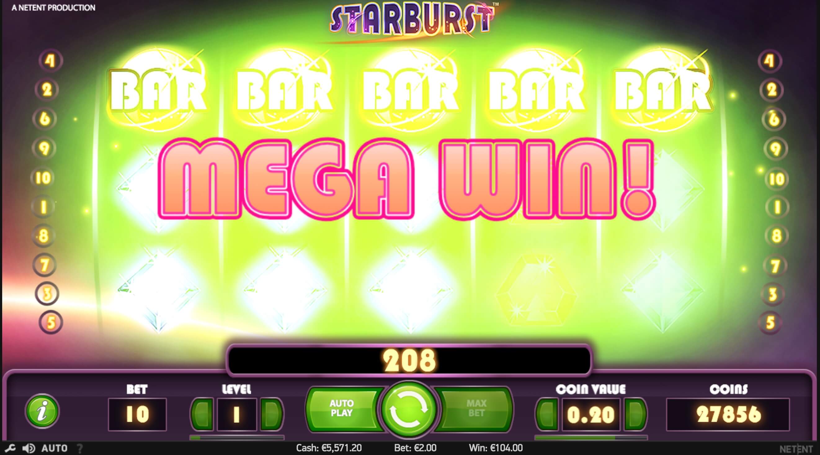 starburst slot free spins